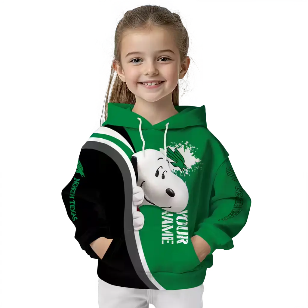 customized north texas mean green peeking snoopy green hoodie top rated customized north texas mean green peeking snoopy green hoodie top rated