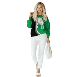 customized north texas mean green peeking snoopy green hoodie best selling