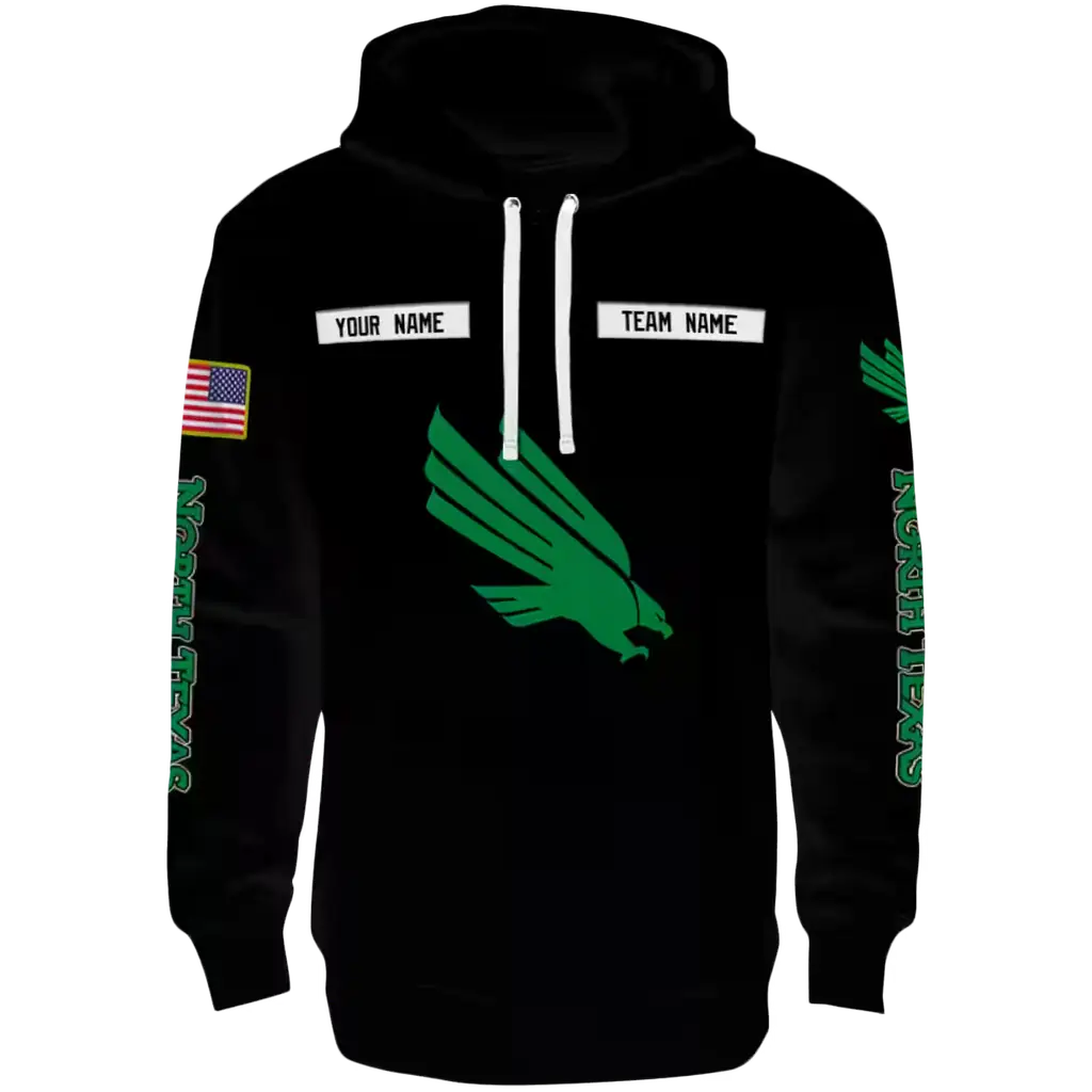 customized north texas mean green punisher skull black hoodie best selling customized north texas mean green punisher skull black hoodie best selling