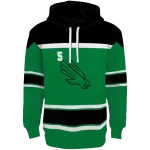 customized north texas mean green striped pattern green hoodie best selling