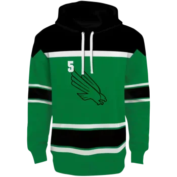 customized north texas mean green striped pattern green hoodie best selling