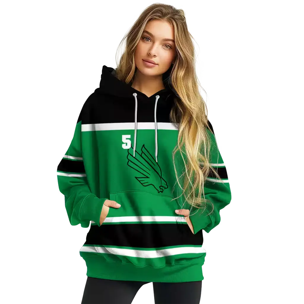 customized north texas mean green striped pattern green hoodie high quality customized north texas mean green striped pattern green hoodie high quality