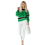 customized north texas mean green striped pattern green hoodie best selling