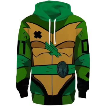 customized north texas mean green superhero armor green hoodie best selling