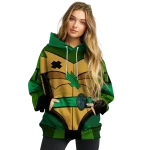 customized north texas mean green superhero armor green hoodie best selling