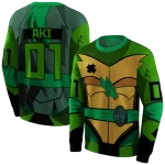 customized north texas mean green superhero armor green hoodie best selling
