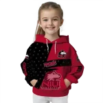 customized northern illinois huskies abstract shape red hoodie best selling