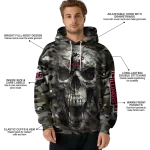 customized northern illinois huskies camo skull hoodie best selling