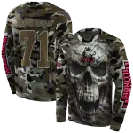 customized northern illinois huskies camo skull hoodie best selling