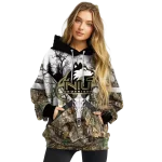 customized northern illinois huskies forest silhouette hoodie best selling
