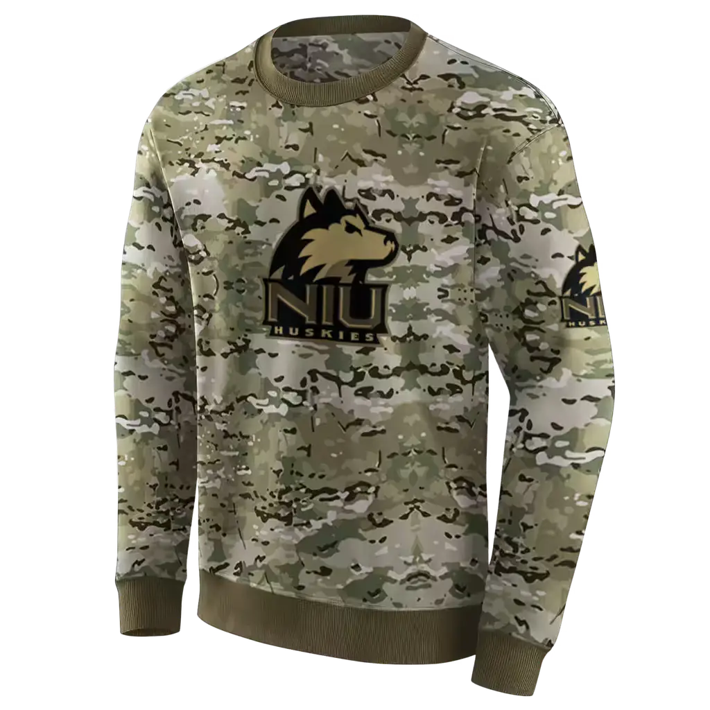 customized northern illinois huskies military style hoodie new arrival customized northern illinois huskies military style hoodie new arrival
