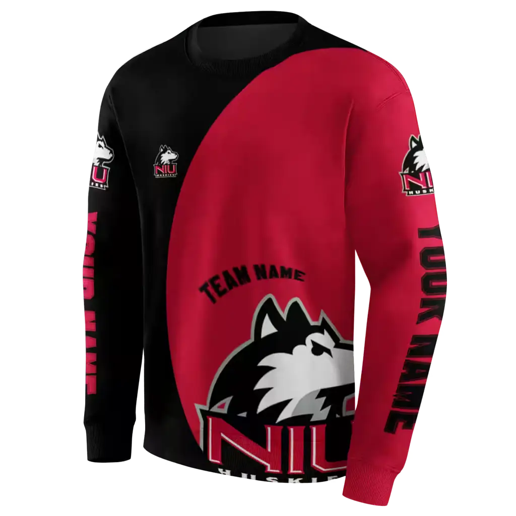 customized northern illinois huskies minimalist design red black hoodie new arrival customized northern illinois huskies minimalist design red black hoodie new arrival