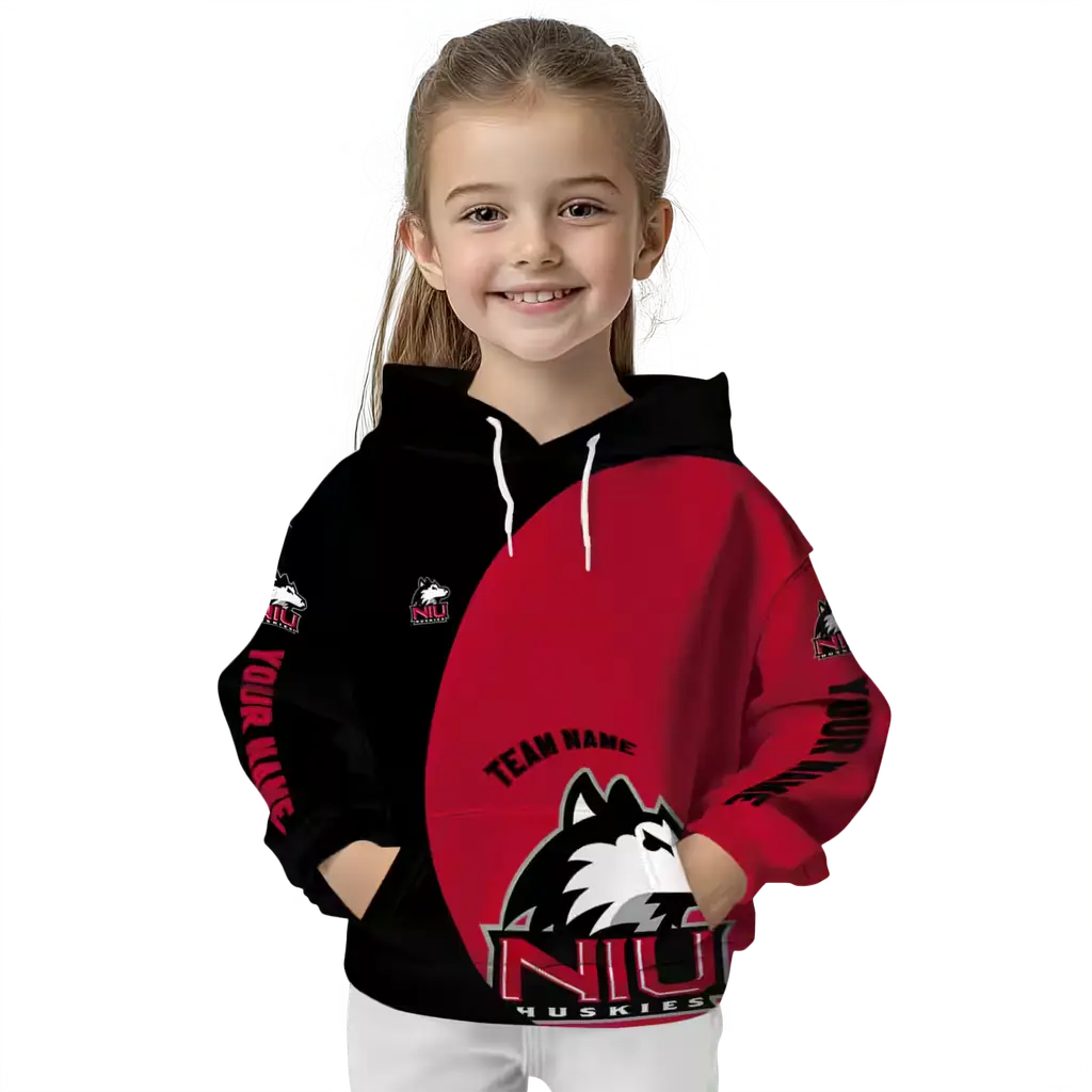 customized northern illinois huskies minimalist design red black hoodie top rated customized northern illinois huskies minimalist design red black hoodie top rated