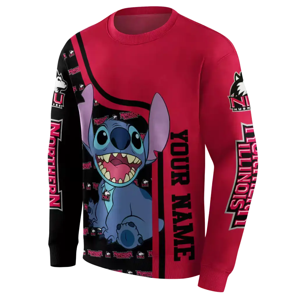 customized northern illinois huskies stitch red hoodie new arrival customized northern illinois huskies stitch red hoodie new arrival
