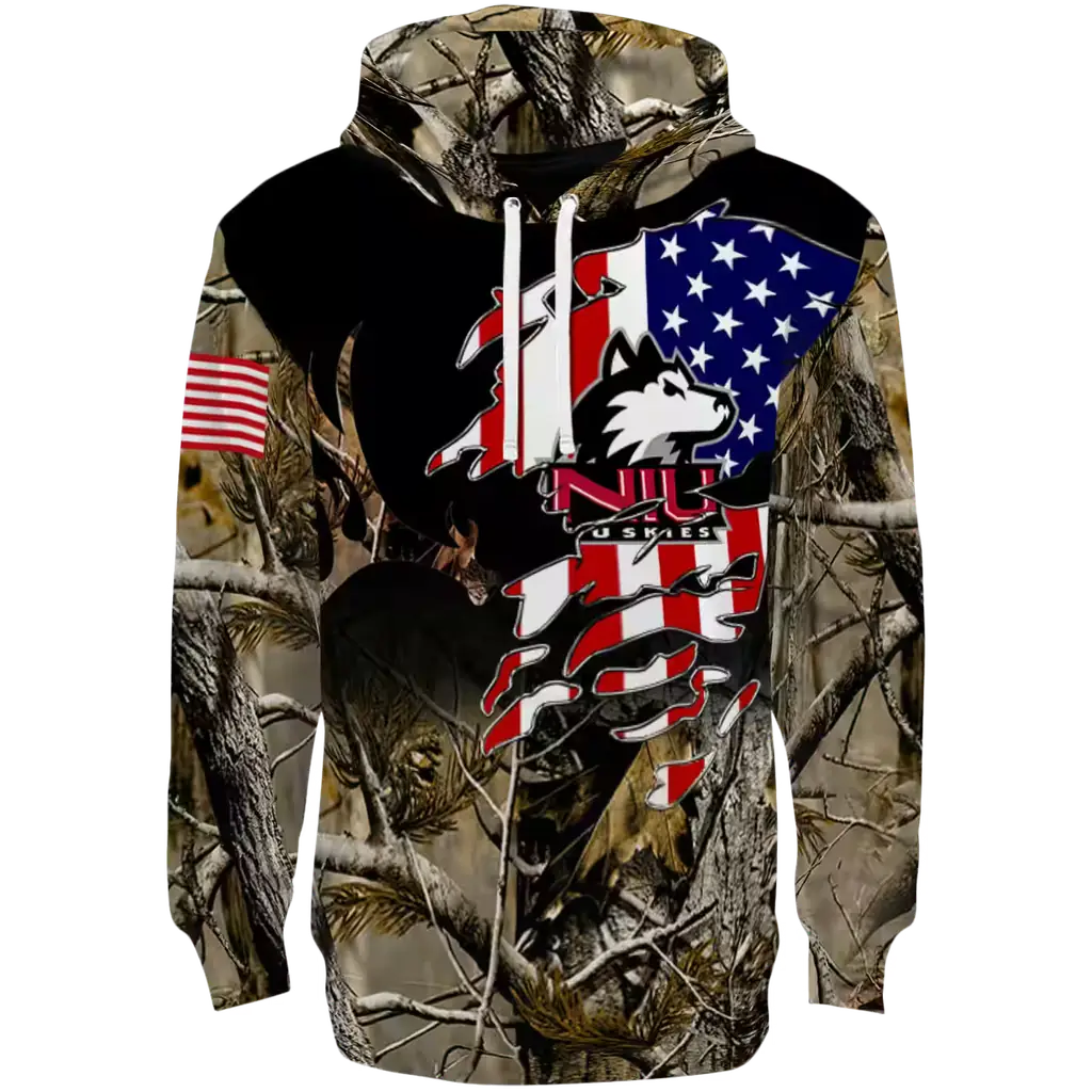 customized northern illinois huskies tree camo hoodie best selling customized northern illinois huskies tree camo hoodie best selling