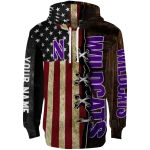 customized northwestern wildcats american pride hoodie best selling