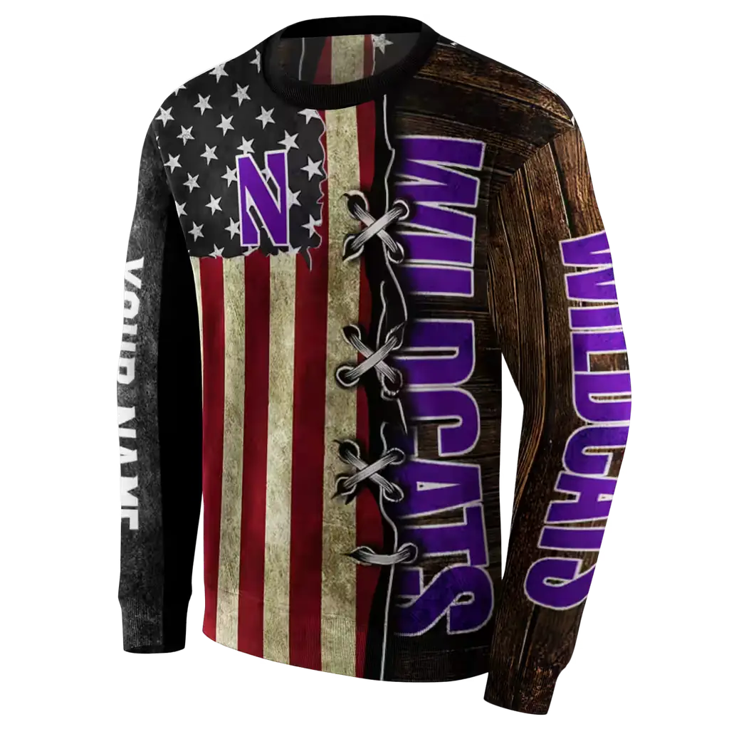 customized northwestern wildcats american pride hoodie new arrival customized northwestern wildcats american pride hoodie new arrival