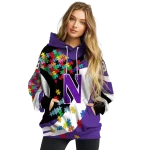 customized northwestern wildcats puzzle pieces purple hoodie best selling