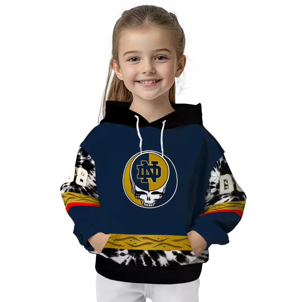 customized notre dame fighting irish grateful vibes navy hoodie top rated customized notre dame fighting irish grateful vibes navy hoodie top rated
