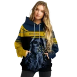 customized notre dame fighting irish grim reaper navy black hoodie best selling