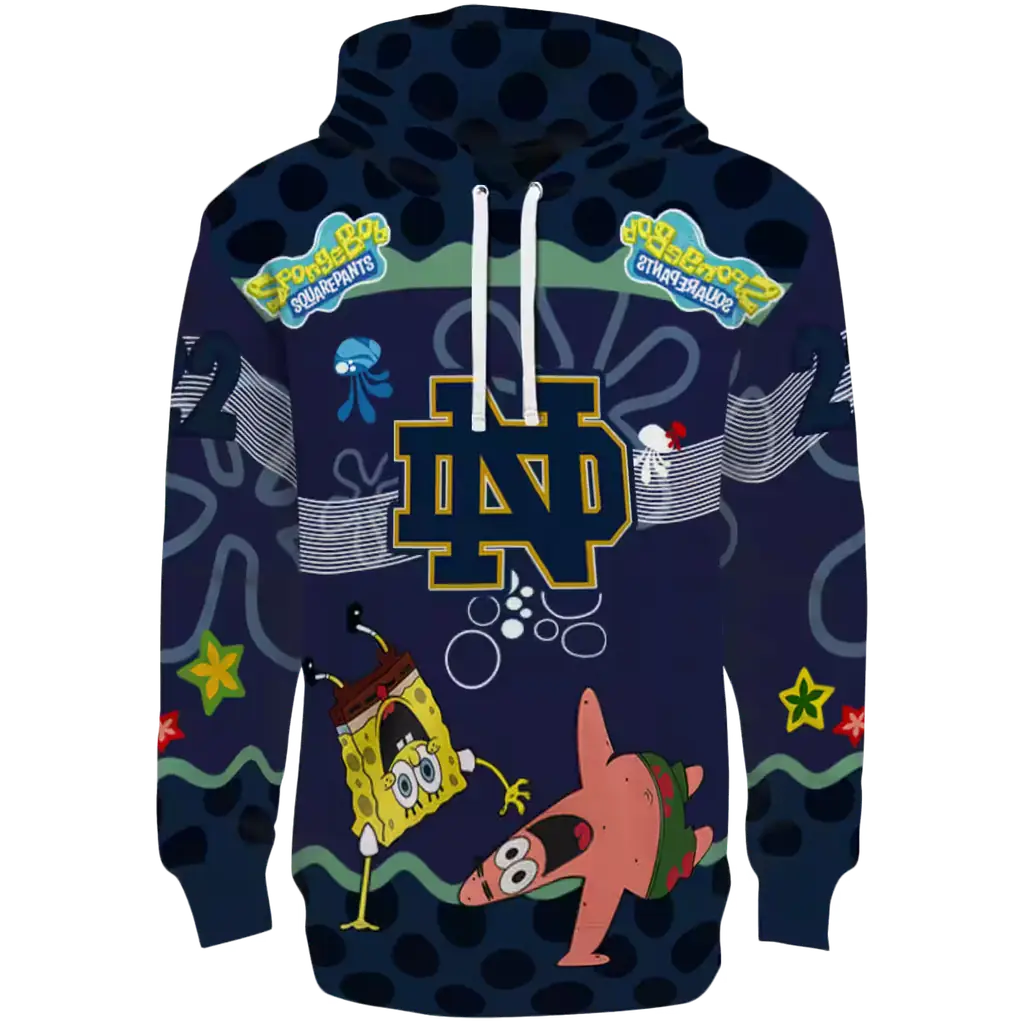 customized notre dame fighting irish spongebob patrick star navy hoodie best selling customized notre dame fighting irish spongebob patrick star navy hoodie best selling