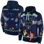 customized notre dame fighting irish spongebob patrick star navy hoodie best selling