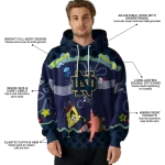 customized notre dame fighting irish spongebob patrick star navy hoodie best selling