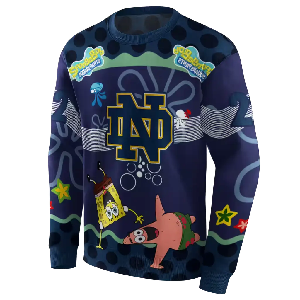 customized notre dame fighting irish spongebob patrick star navy hoodie new arrival customized notre dame fighting irish spongebob patrick star navy hoodie new arrival