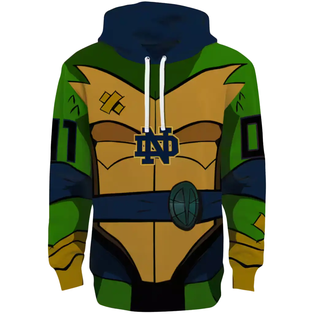 customized notre dame fighting irish superhero armor navy green hoodie best selling customized notre dame fighting irish superhero armor navy green hoodie best selling