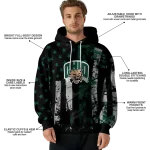 customized ohio bobcats distressed flag green black hoodie best selling