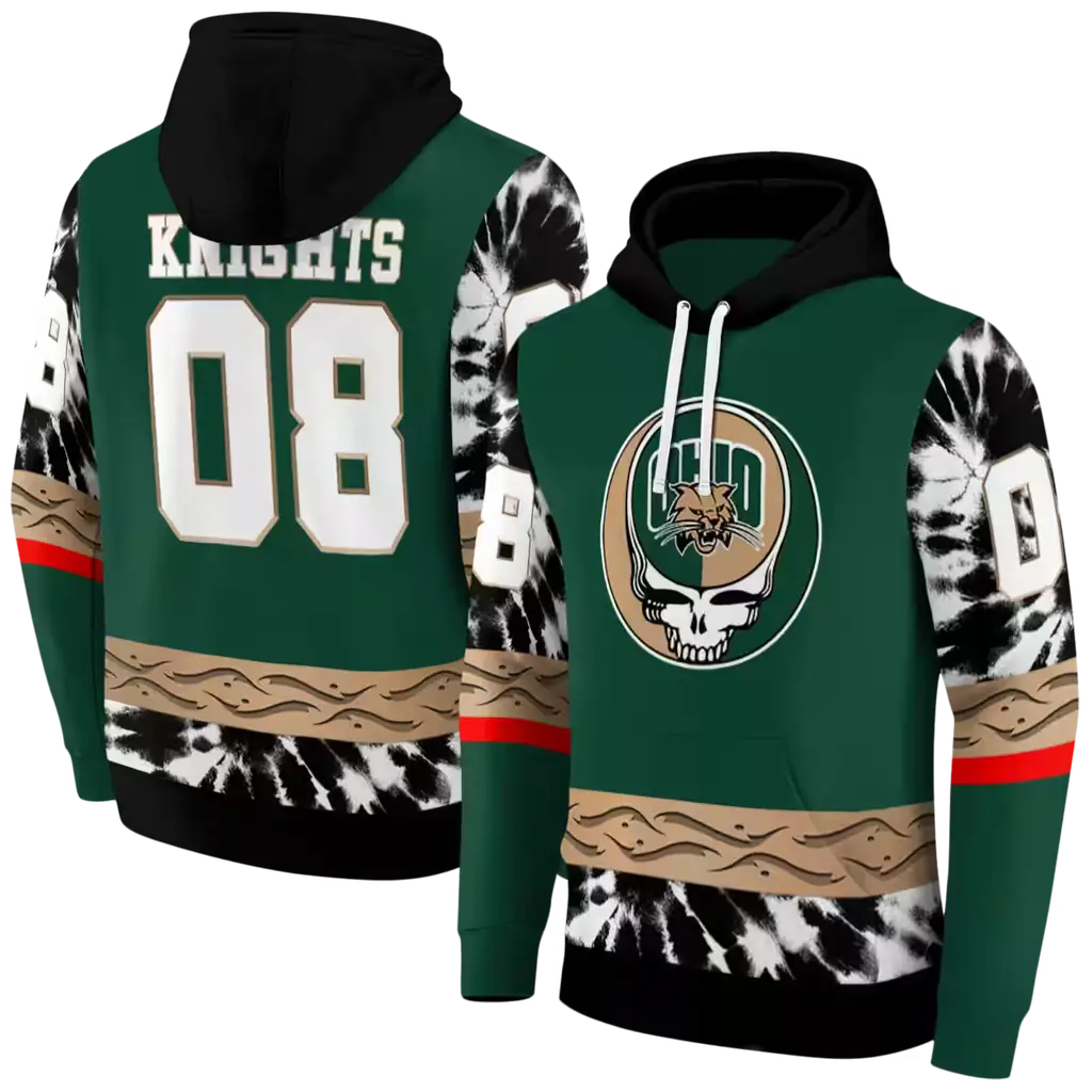customized ohio bobcats grateful vibes green hoodie fashion forward customized ohio bobcats grateful vibes green hoodie fashion forward