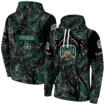 customized ohio bobcats hunting theme green black hoodie best selling