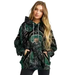 customized ohio bobcats hunting theme green black hoodie best selling