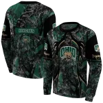 customized ohio bobcats hunting theme green black hoodie best selling