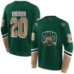 customized ohio bobcats striped sleeves green hoodie best selling