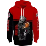 customized ohio state buckeyes baby groot scarlet black hoodie best selling