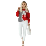 customized ohio state buckeyes peeking snoopy scarlet hoodie best selling