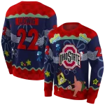 customized ohio state buckeyes spongebob patrick star scarlet navy hoodie best selling