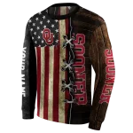 customized oklahoma sooners american pride hoodie best selling