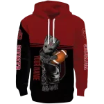 customized oklahoma sooners baby groot crimson black hoodie best selling