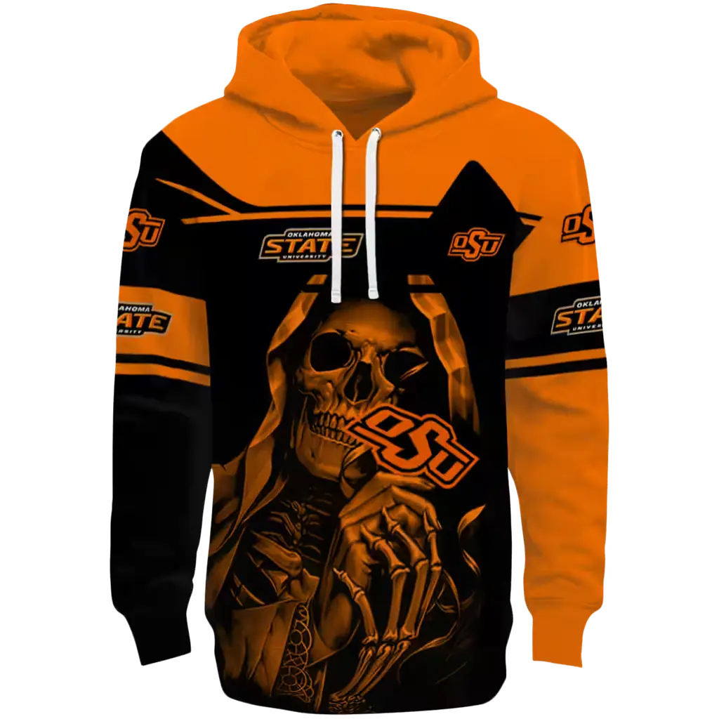 customized oklahoma state cowboys grim reaper orange black hoodie best selling customized oklahoma state cowboys grim reaper orange black hoodie best selling