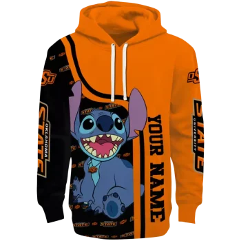 customized oklahoma state cowboys stitch orange hoodie best selling