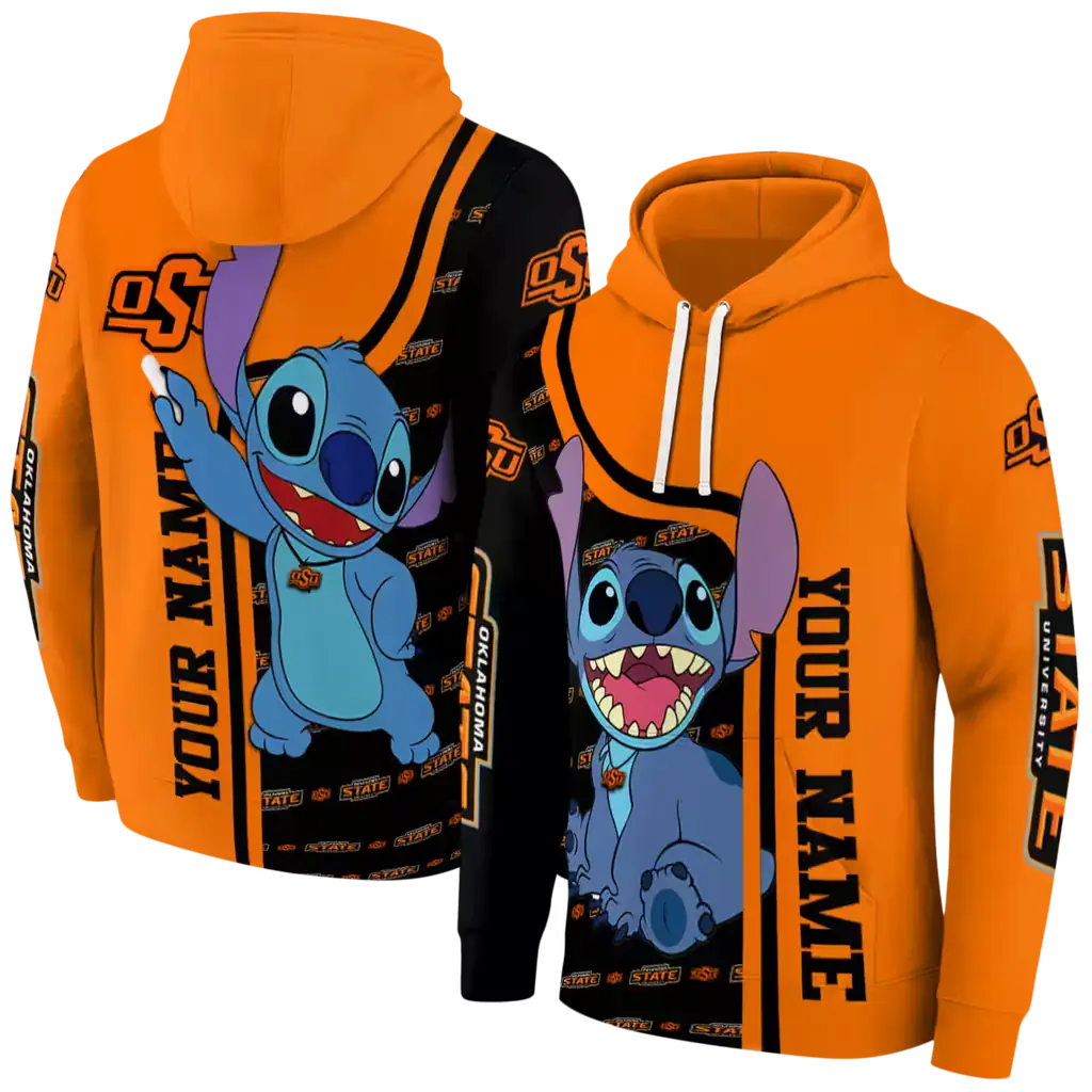 customized oklahoma state cowboys stitch orange hoodie fashion forward customized oklahoma state cowboys stitch orange hoodie fashion forward