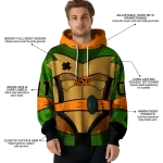 customized oklahoma state cowboys superhero armor orange green hoodie best selling