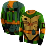 customized oklahoma state cowboys superhero armor orange green hoodie best selling