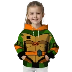 customized oklahoma state cowboys superhero armor orange green hoodie best selling