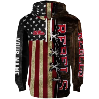 customized ole miss rebels american pride hoodie best selling