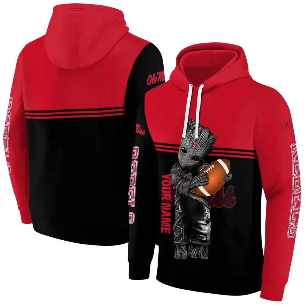 customized ole miss rebels baby groot red black hoodie fashion forward customized ole miss rebels baby groot red black hoodie fashion forward