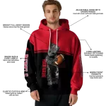 customized ole miss rebels baby groot red black hoodie best selling