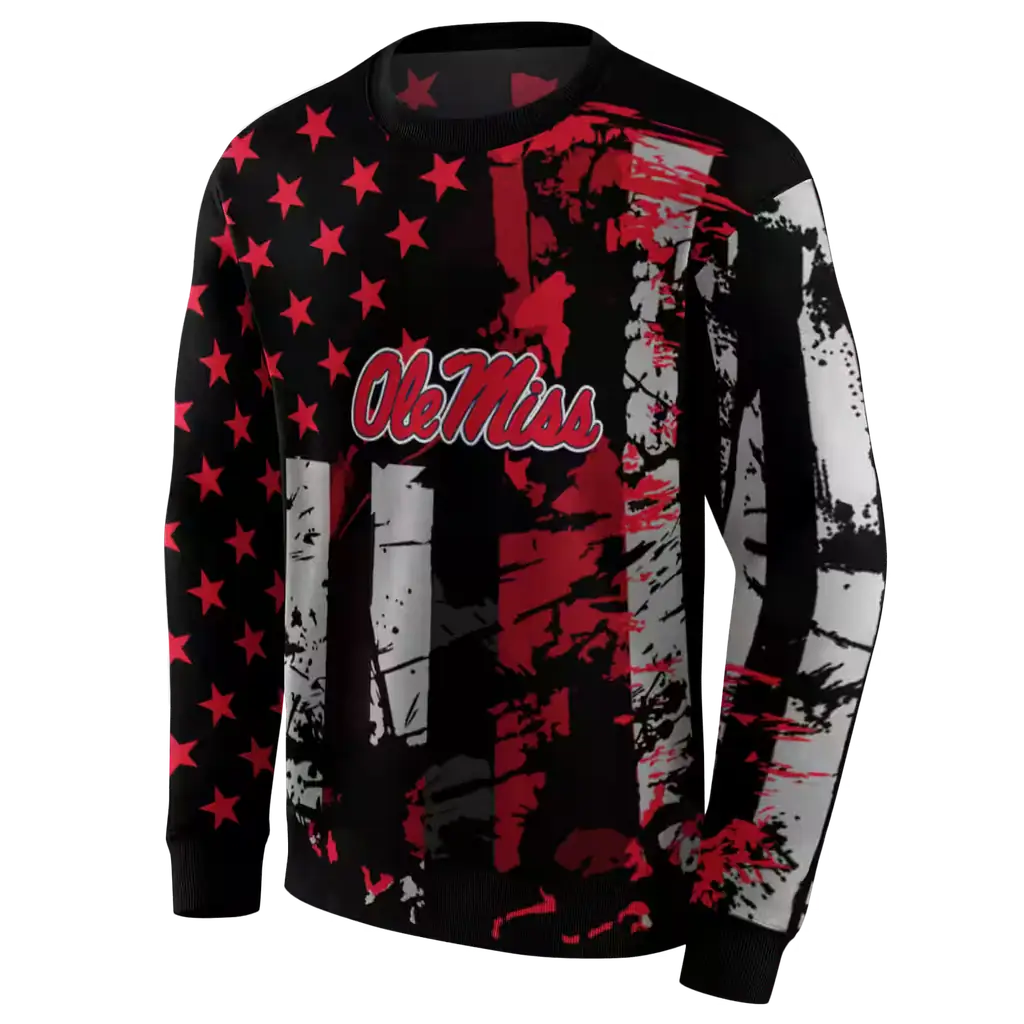 customized ole miss rebels distressed flag red black hoodie new arrival customized ole miss rebels distressed flag red black hoodie new arrival